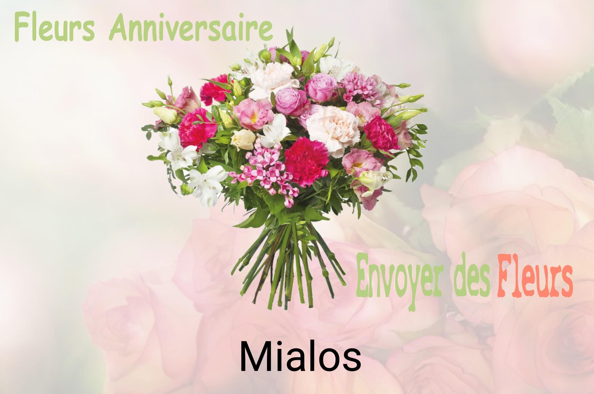 Bouquet de fleurs d’anniversaire livré à Mialos